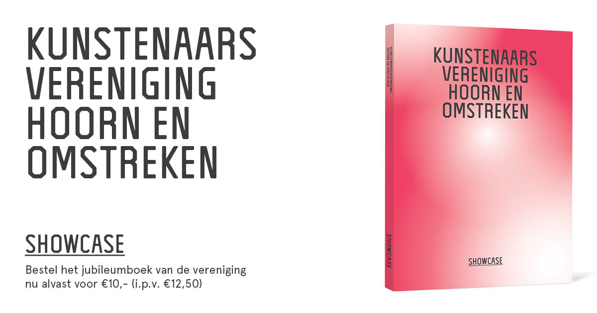 Showcase, prachtig overzichtsboek ter ere van 40 jaar Kunstenaarsvereniging Hoorn e.o.