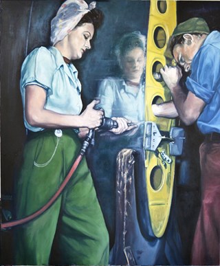 Schilderij Margriet Pronk voor bij persbericht
