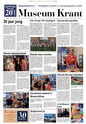 museumkrant 30 jaar museum 2024